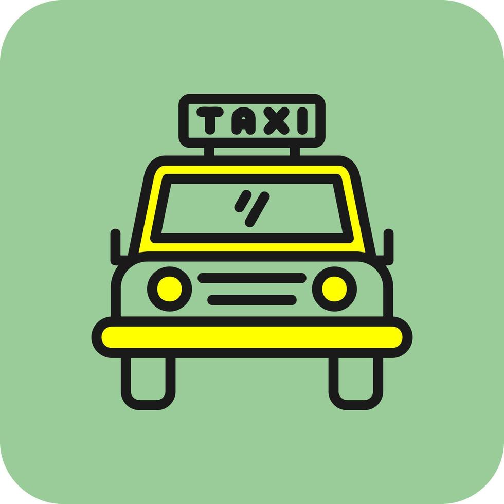 taxi vector icoon