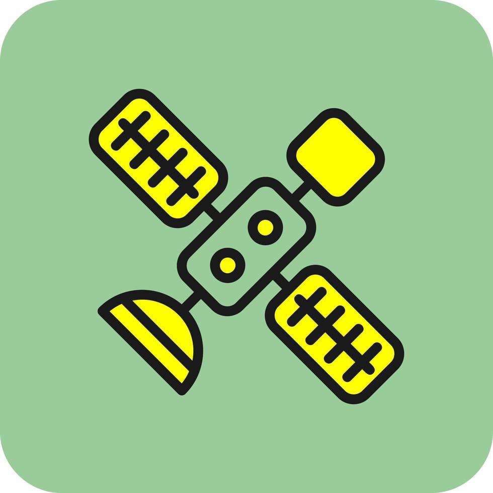 satelliet vector pictogram