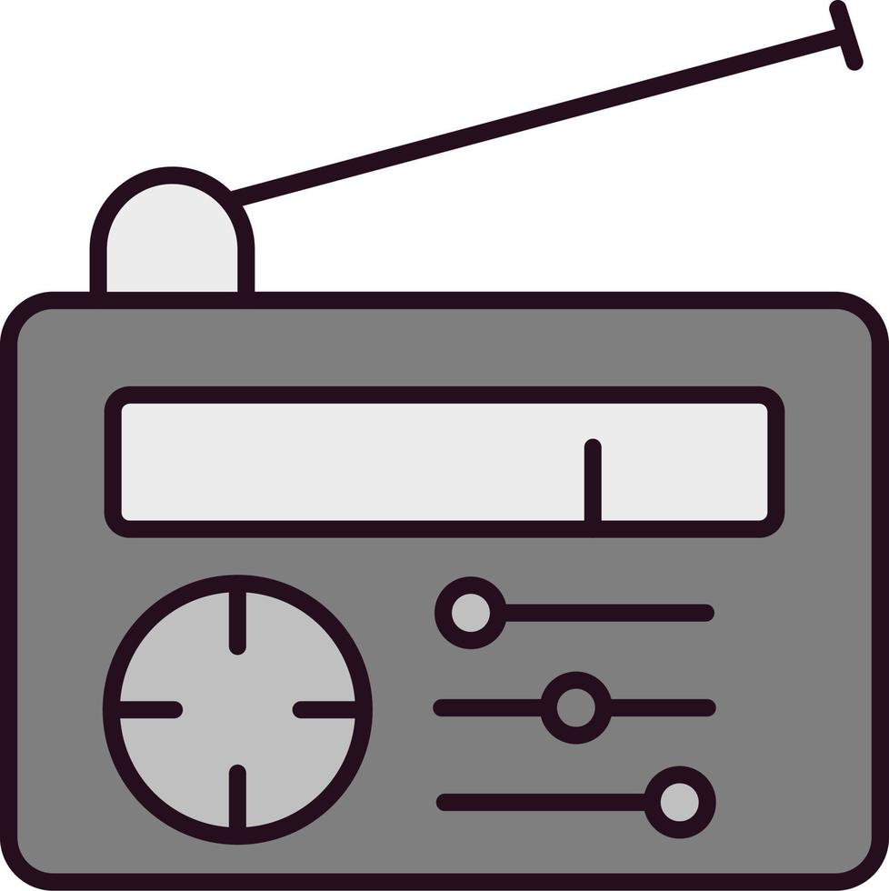 radio vector pictogram