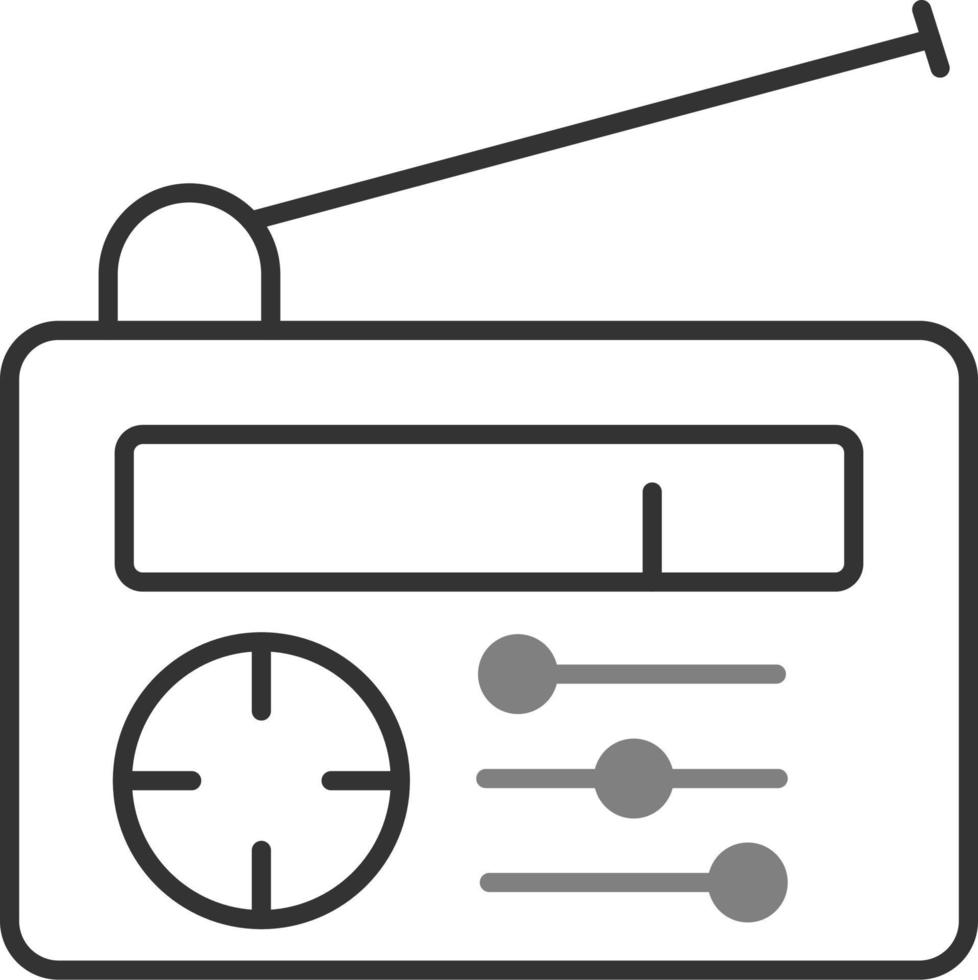 radio vector pictogram