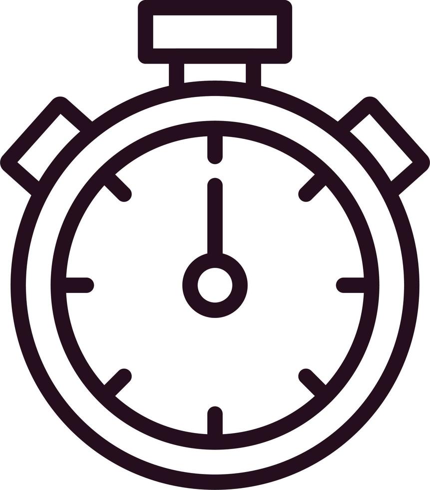 stopwatch vector pictogram