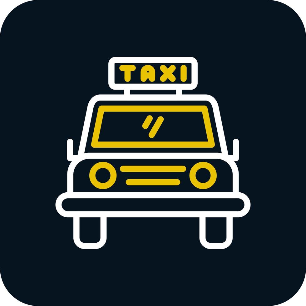 taxi vector icoon