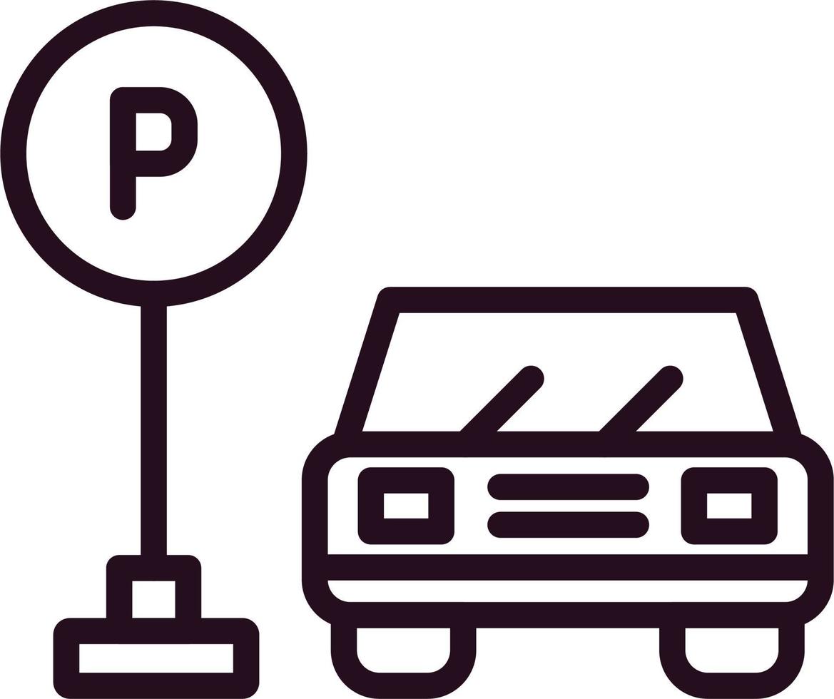 parkeren vector pictogram