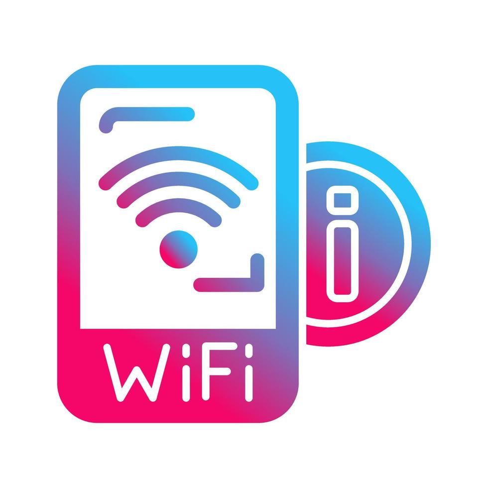 Wifi signaal vector icoon