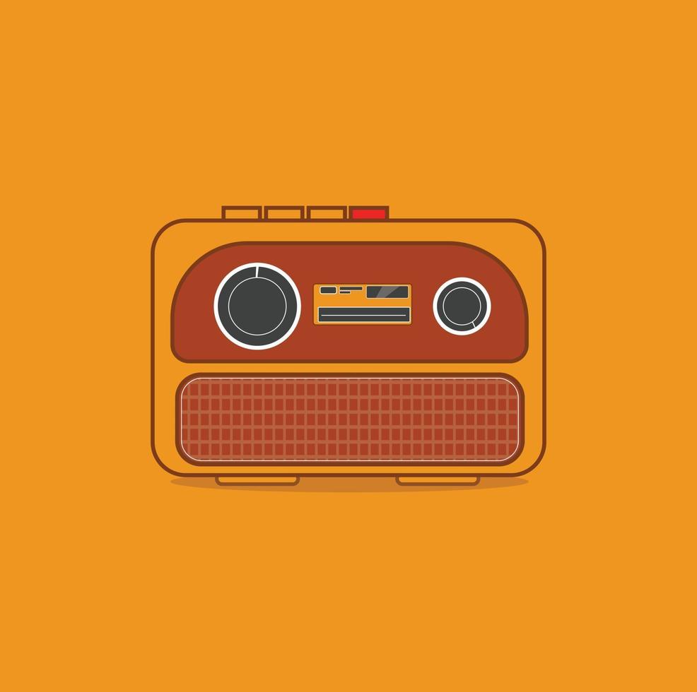 radio platte ontwerp illustratie vector