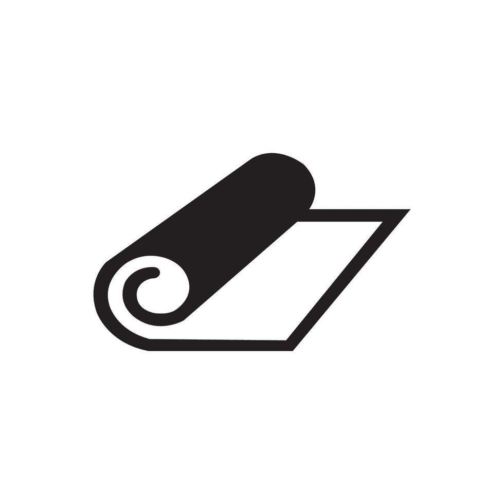 tapijt icoon logo vector ontwerp sjabloon