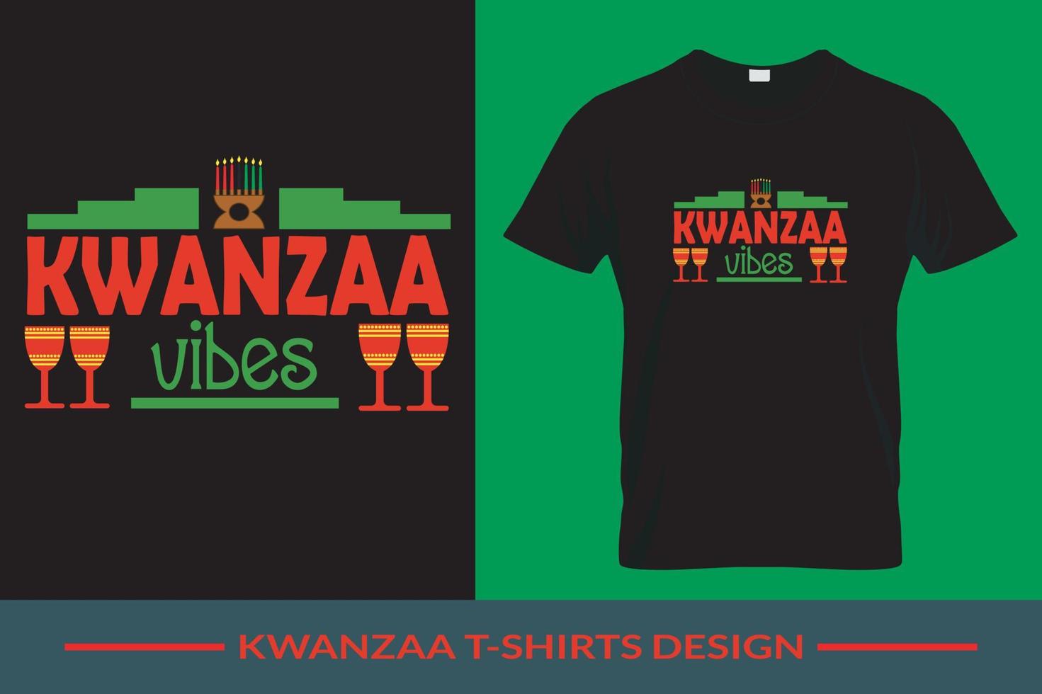 kwanzaa vibes ... t overhemd vrij vector