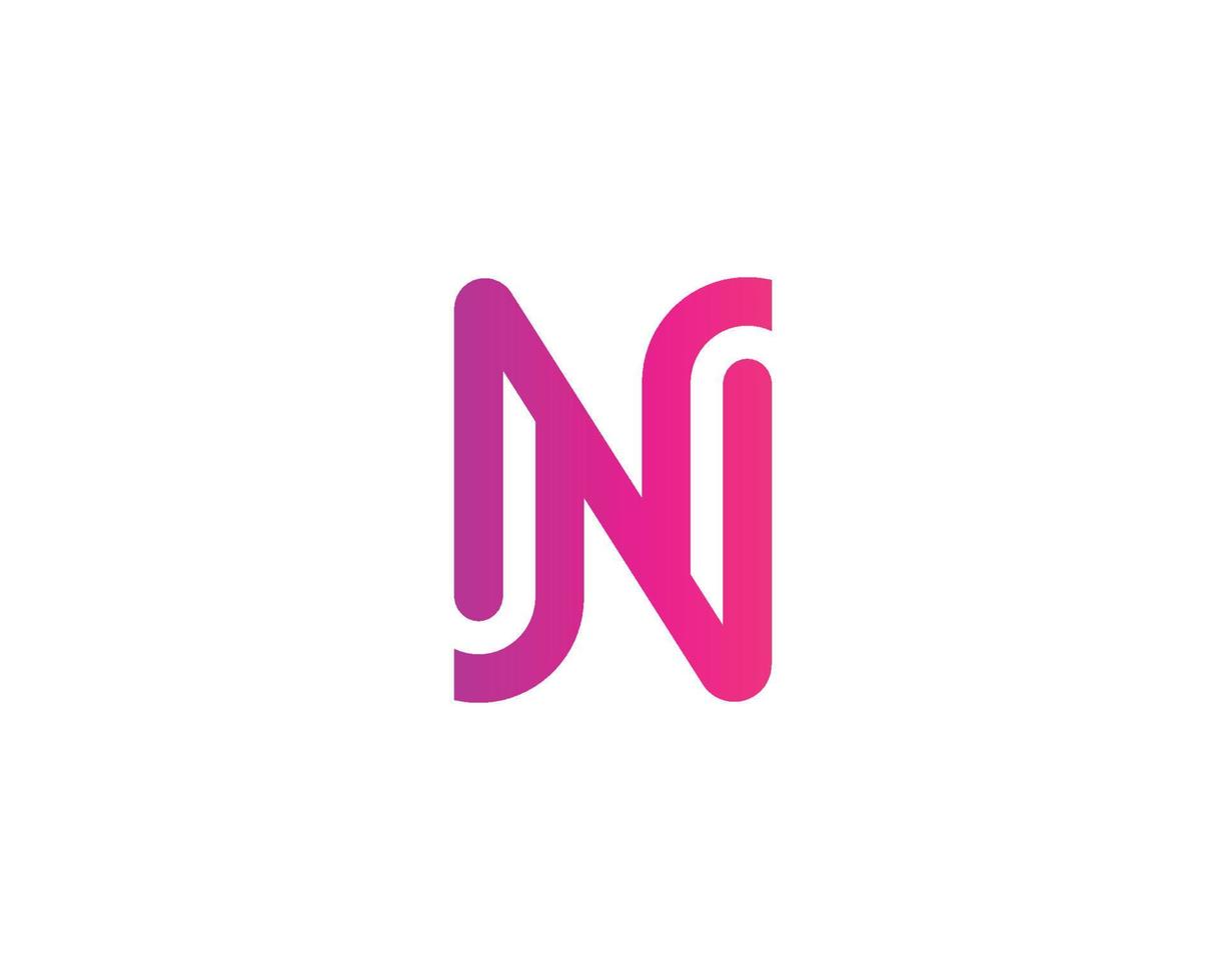 n nn logo ontwerp vector sjabloon