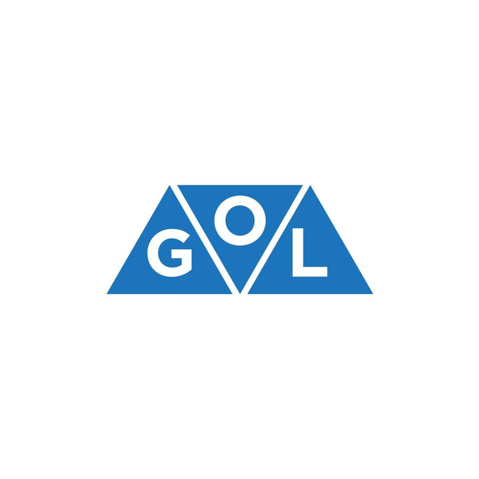 ogl abstract eerste logo ontwerp Aan wit achtergrond. ogl creatief initialen brief logo concept. vector