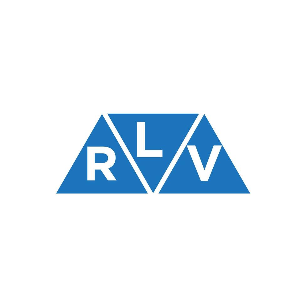 lrv abstract eerste logo ontwerp Aan wit achtergrond. lrv creatief initialen brief logo concept. vector