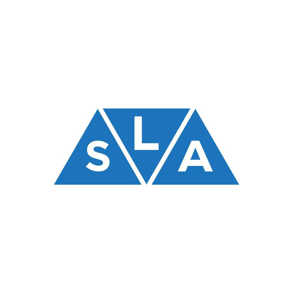 lsa abstract eerste logo ontwerp Aan wit achtergrond. lsa creatief initialen brief logo concept. vector