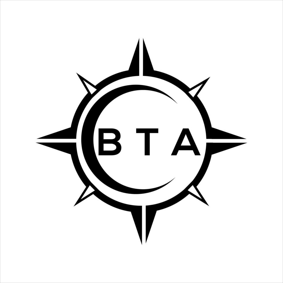 bta creatief initialen brief logo. vector