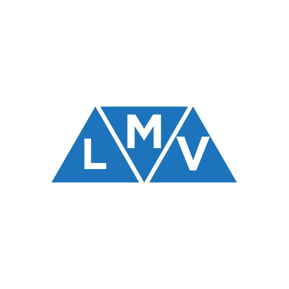 mlv abstract eerste logo ontwerp Aan wit achtergrond. mlv creatief initialen brief logo concept. vector