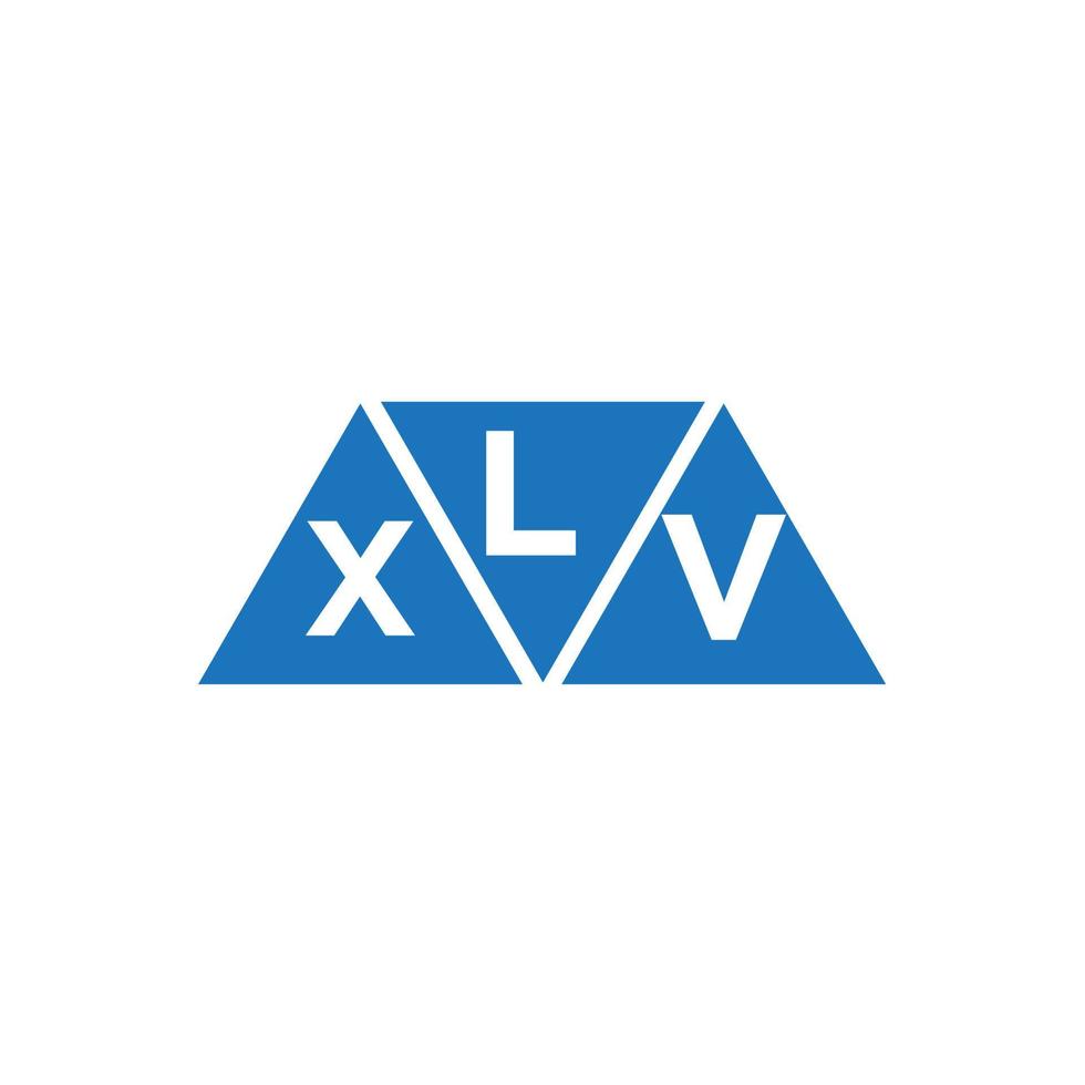 lxv abstract eerste logo ontwerp Aan wit achtergrond. lxv creatief initialen brief logo concept. vector