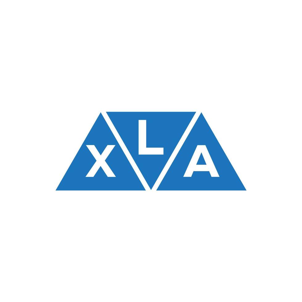 lxa abstract eerste logo ontwerp Aan wit achtergrond. lxa creatief initialen brief logo concept. vector
