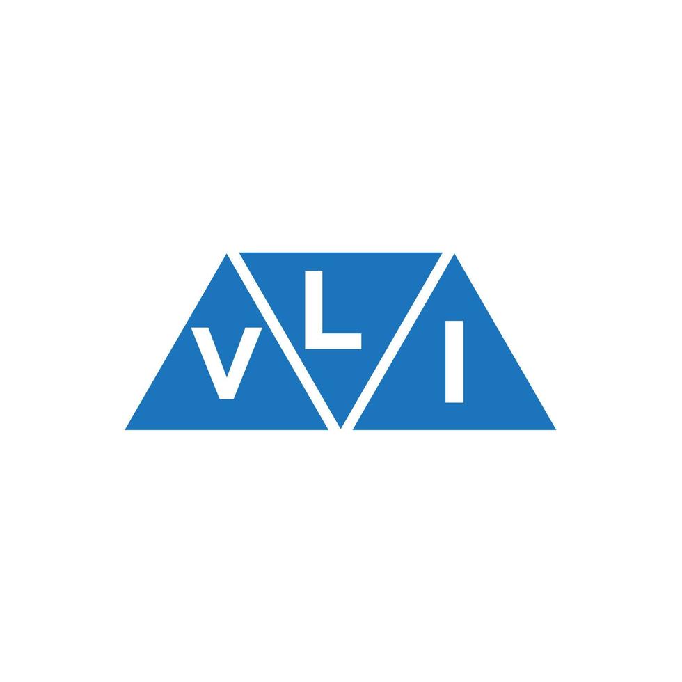 lvi abstract eerste logo ontwerp Aan wit achtergrond. lvi creatief initialen brief logo concept. vector