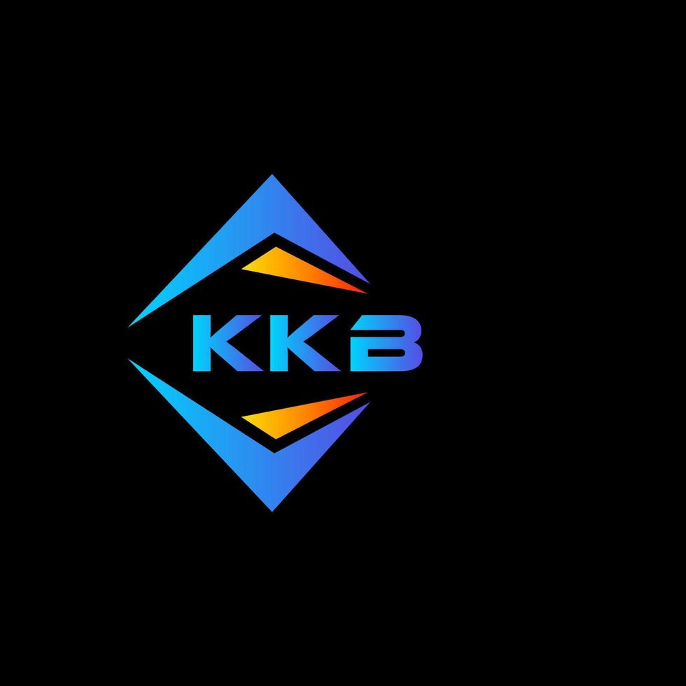 kkb abstract technologie logo ontwerp Aan zwart achtergrond. kkb creatief initialen brief logo concept. vector