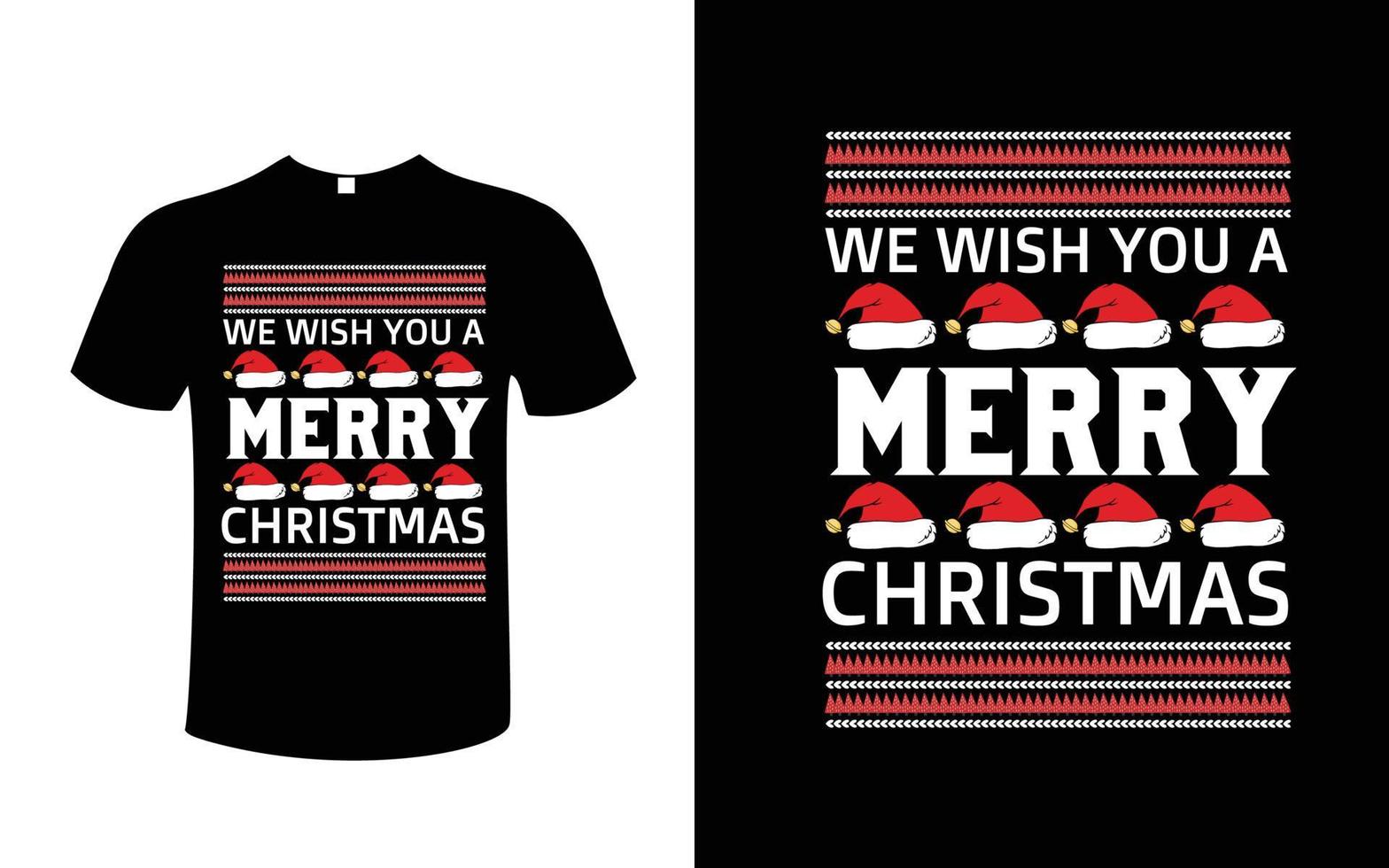 vrolijk Kerstmis t-shirt ontwerp vector