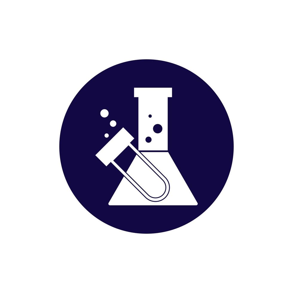 chemie logo vector sjabloon illustratie