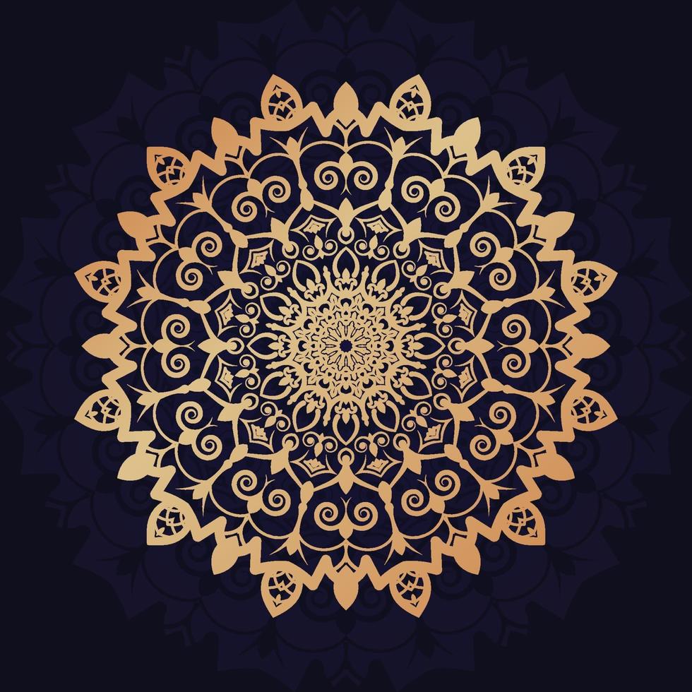 luxe mandala-ontwerp vector