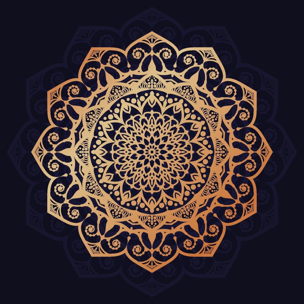 luxe mandala-ontwerp vector