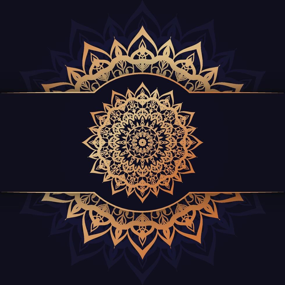 luxe mandala achtergrondontwerp vector