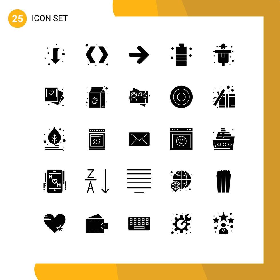 25 creatief pictogrammen modern tekens en symbolen van landbouw mobiel accu pijl energie accu bewerkbare vector ontwerp elementen