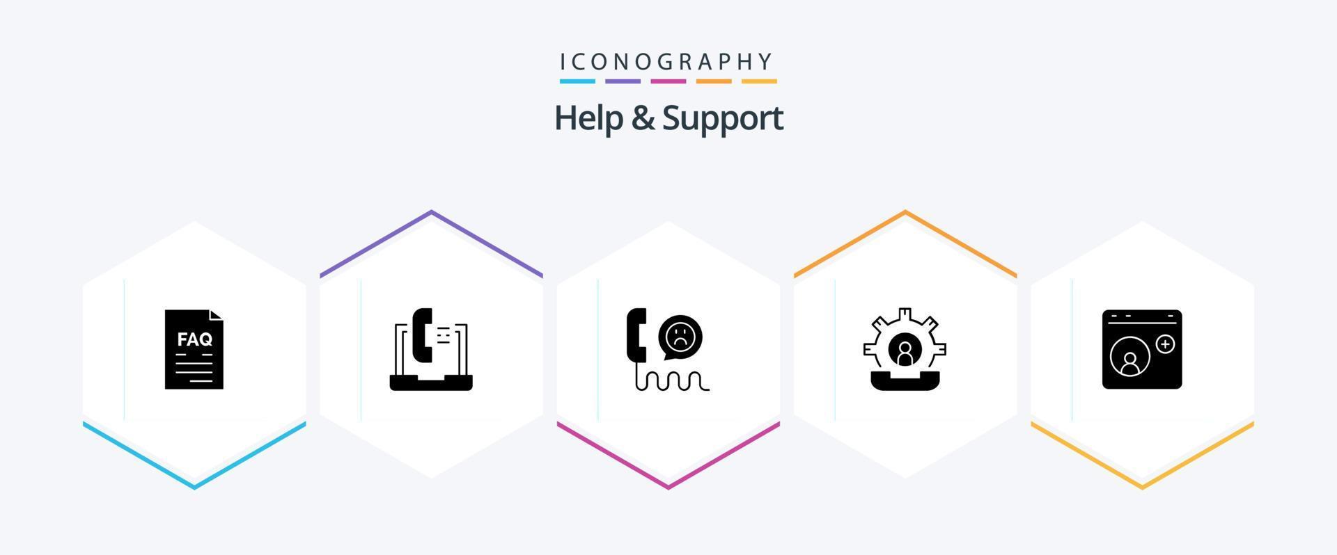 helpen en ondersteuning 25 glyph icoon pak inclusief helpen. communicatie. laptop. beoordeling. helpen vector