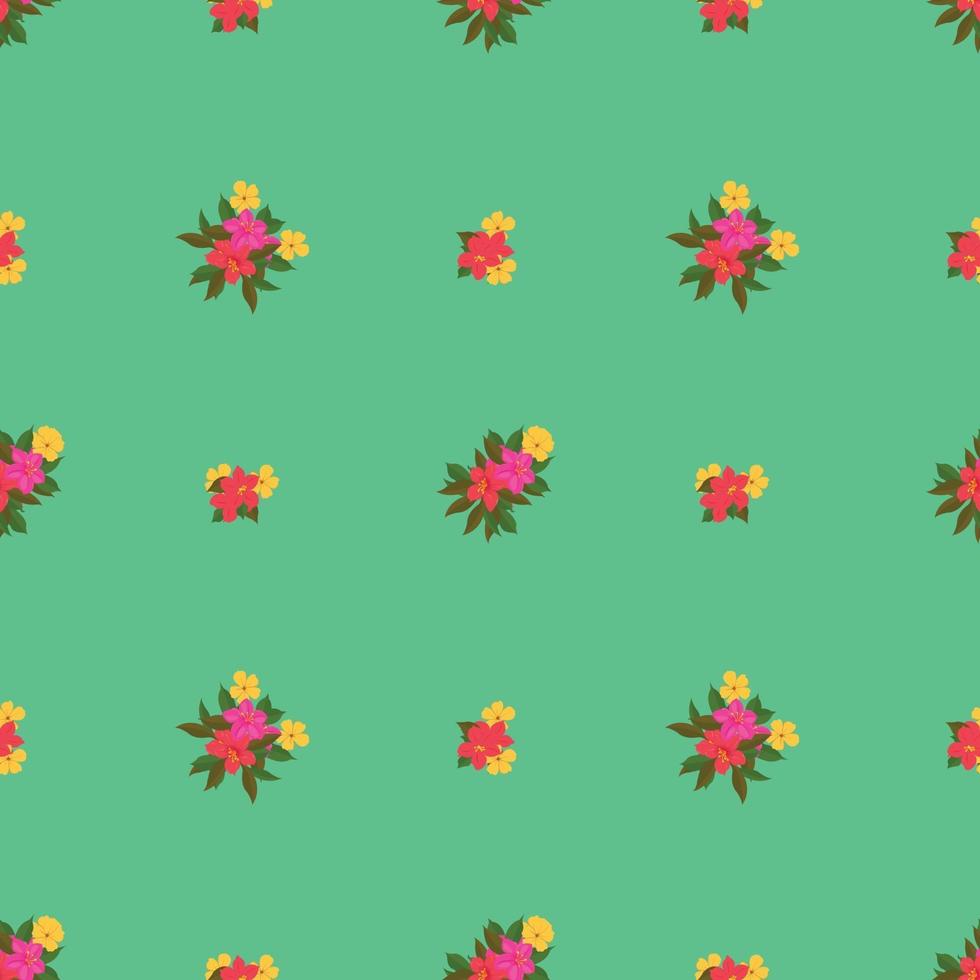 bloem schattig naadloze patroon achtergrond vector