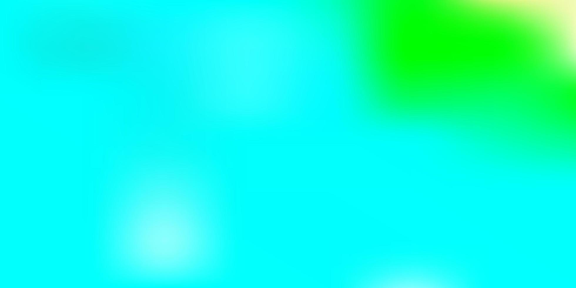 lichtblauw, groen vector vervagingstekening.