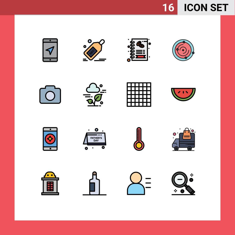 voorraad vector icoon pak van 16 lijn tekens en symbolen voor instagram medisch aanbod univers winkel bewerkbare creatief vector ontwerp elementen