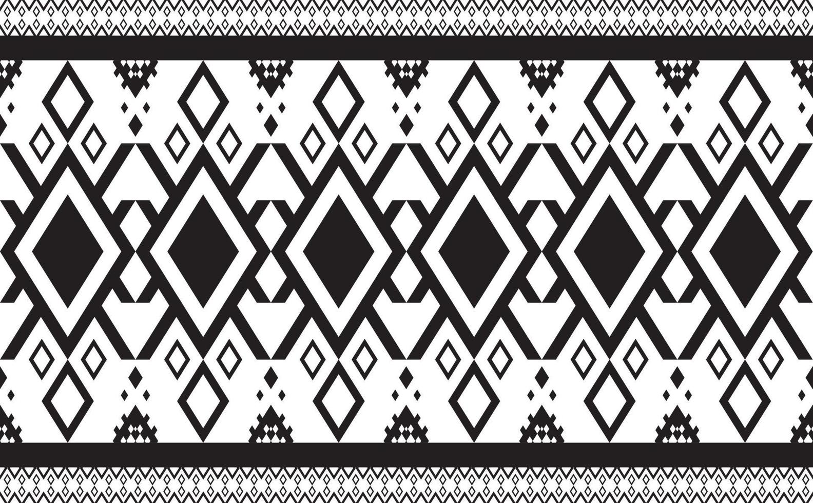 abstracte geometrische patroon naadloze zwart-witte vector