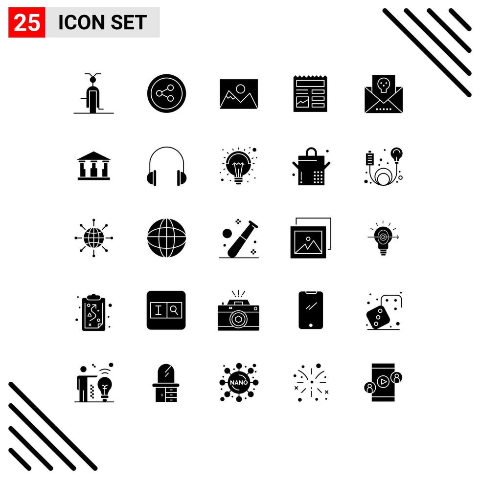 voorraad vector icoon pak van 25 lijn tekens en symbolen voor halloween adres foto afbeelding eenvoudig bewerkbare vector ontwerp elementen