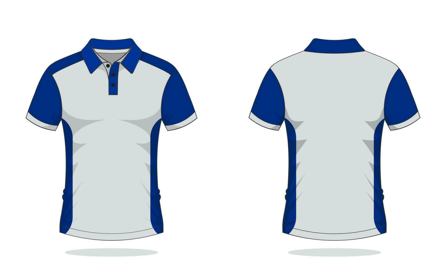 t-shirt polo sjabloon vector