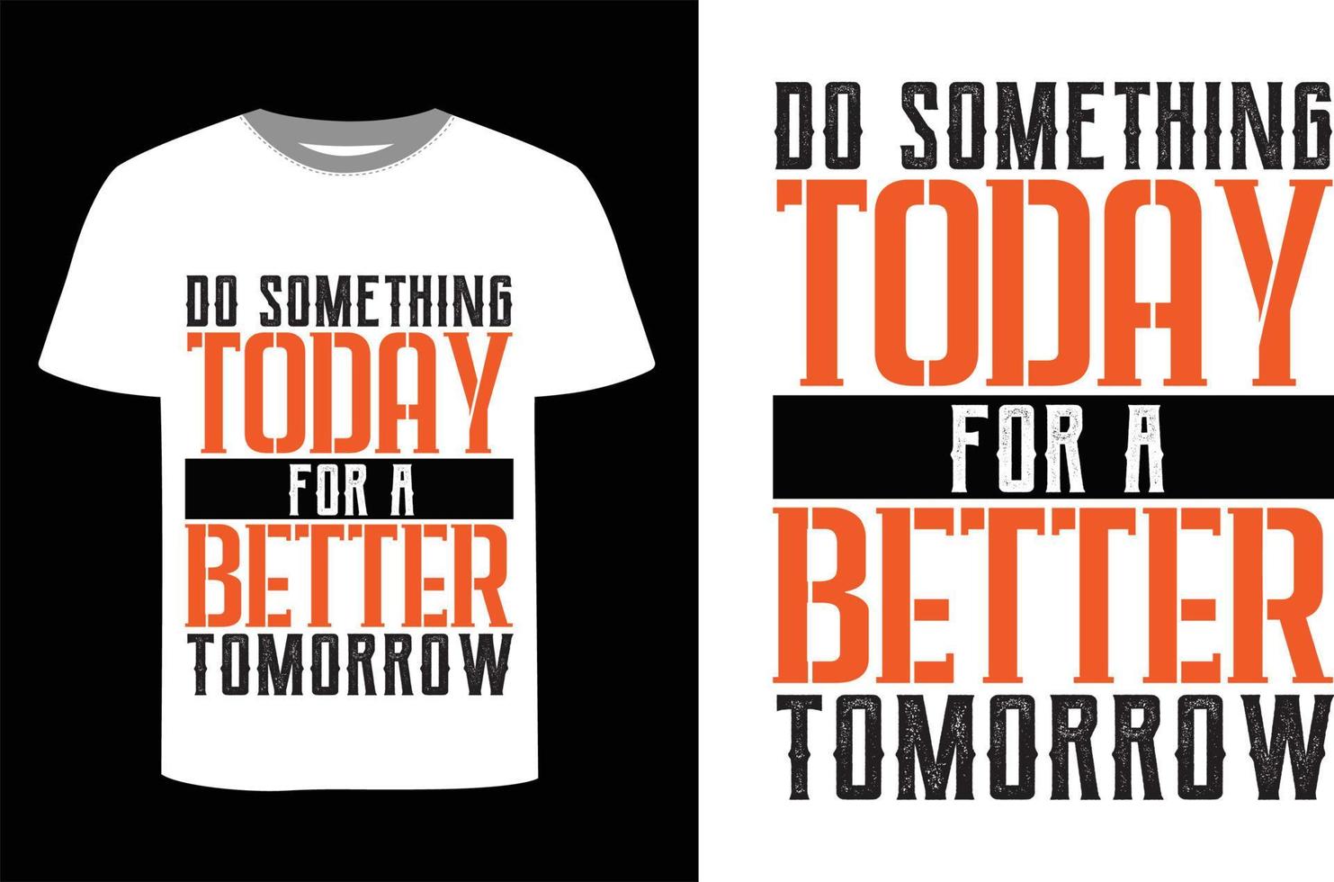 typografie t-shirt ontwerp met wit vector