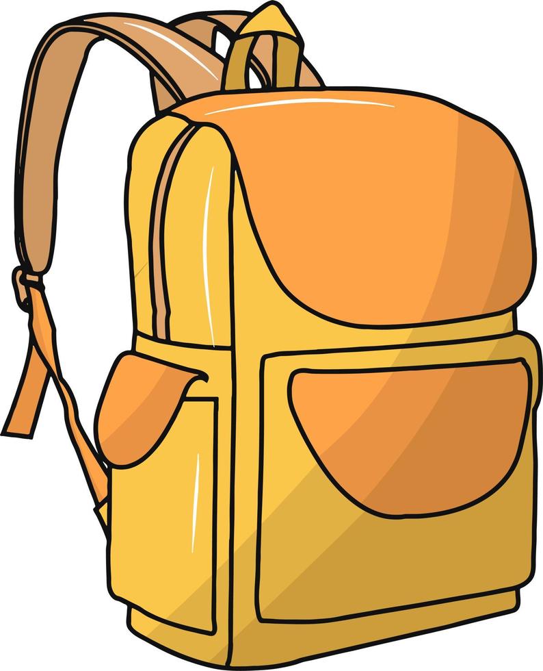 schooltas rugzak vector