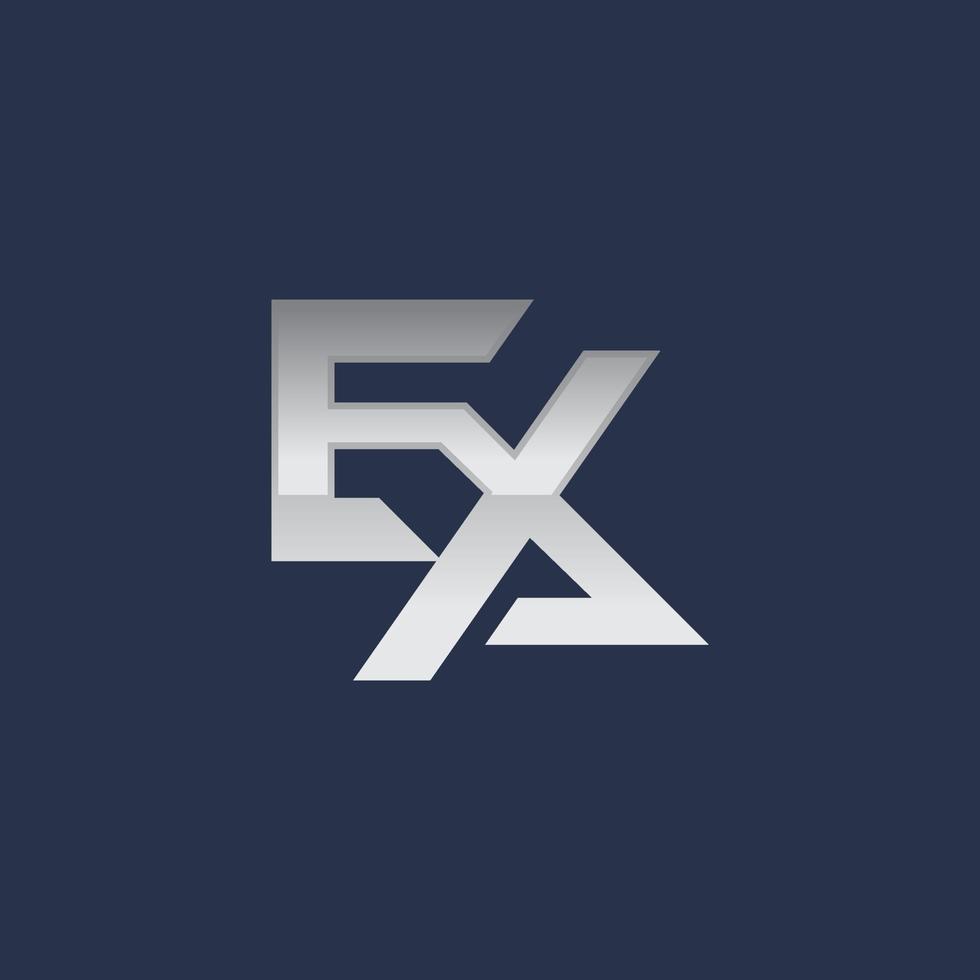 ex e X brief logo ontwerp in kleuren. creatief modern brieven vector icoon logo illustratie.