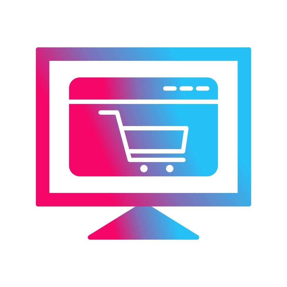 ecommerce website vector icoon