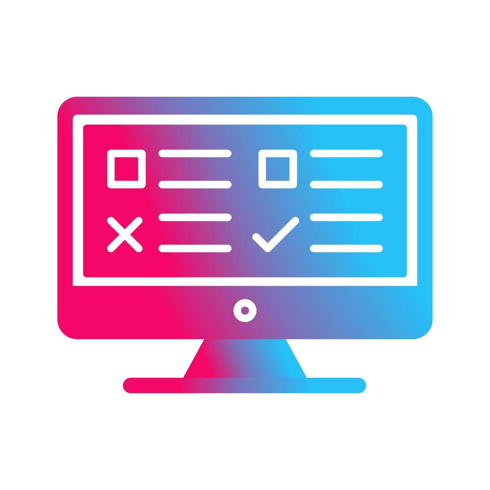 examen vector icoon