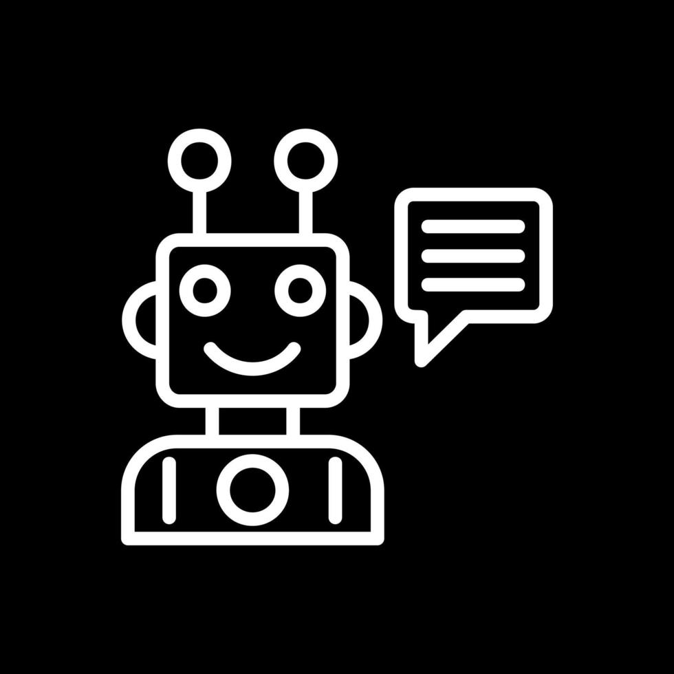 robot assistent vector icoon ontwerp