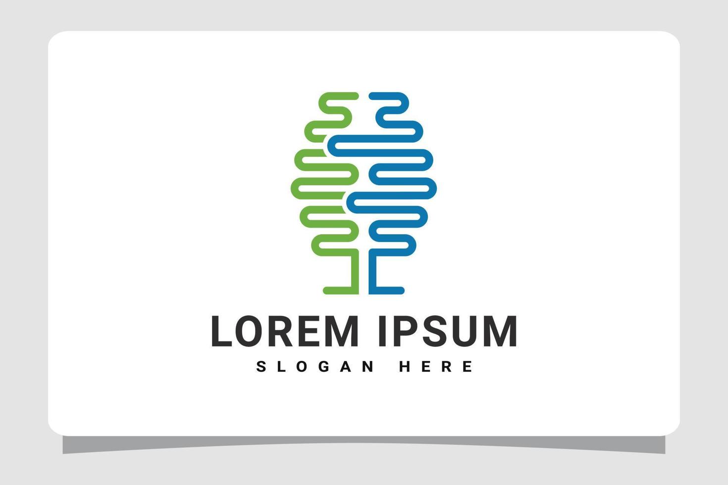 slim hersenen idee logo sjabloon ontwerp inspiratie vector