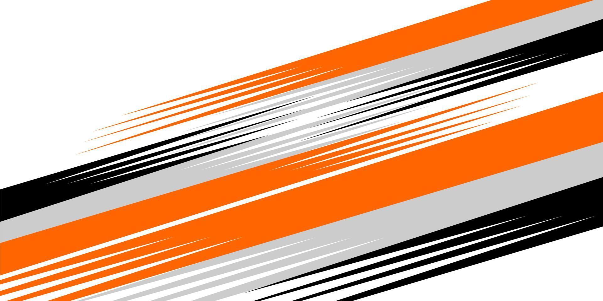 racing strepen oranje flash vector