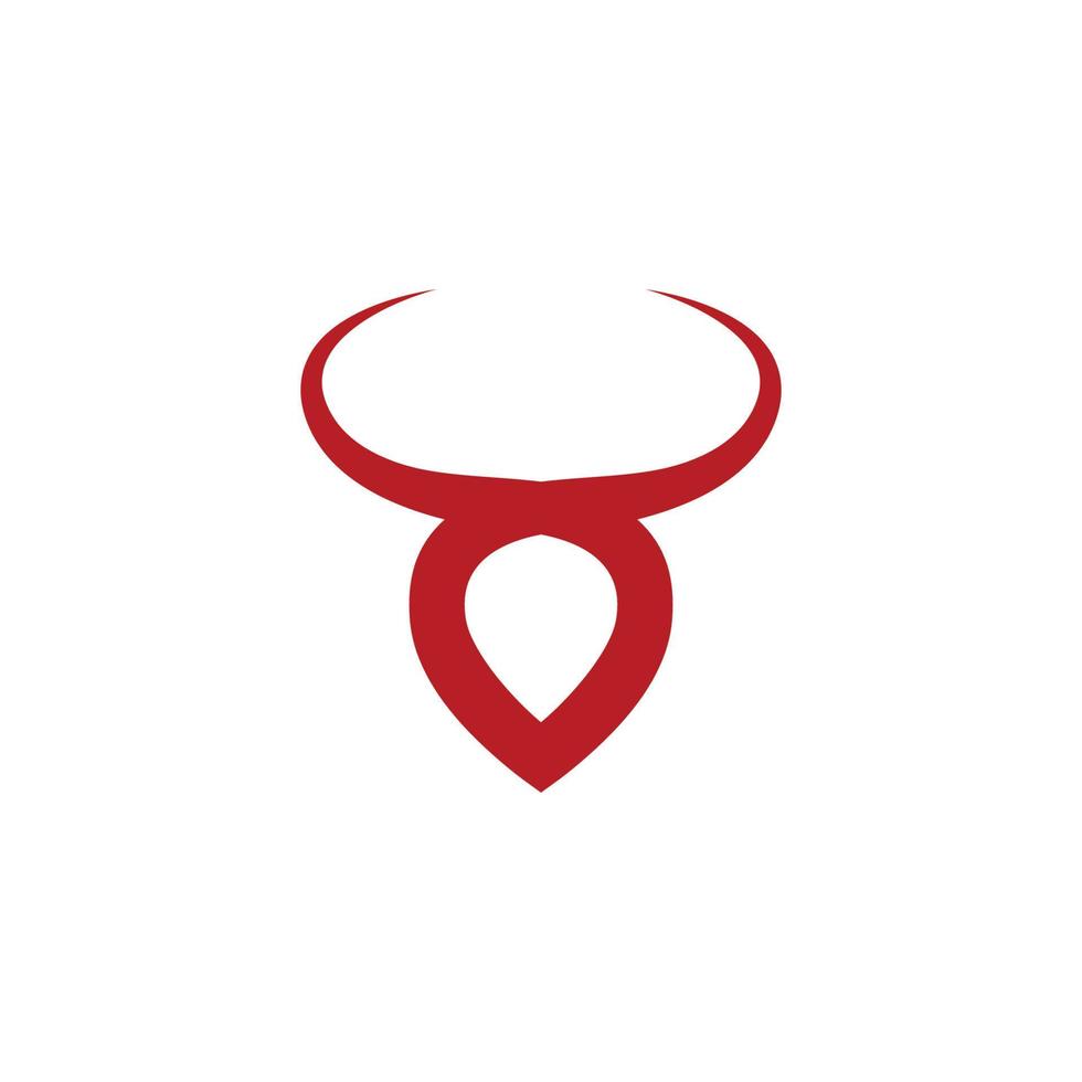 taurus logo sjabloon vector pictogram illustratie ontwerp
