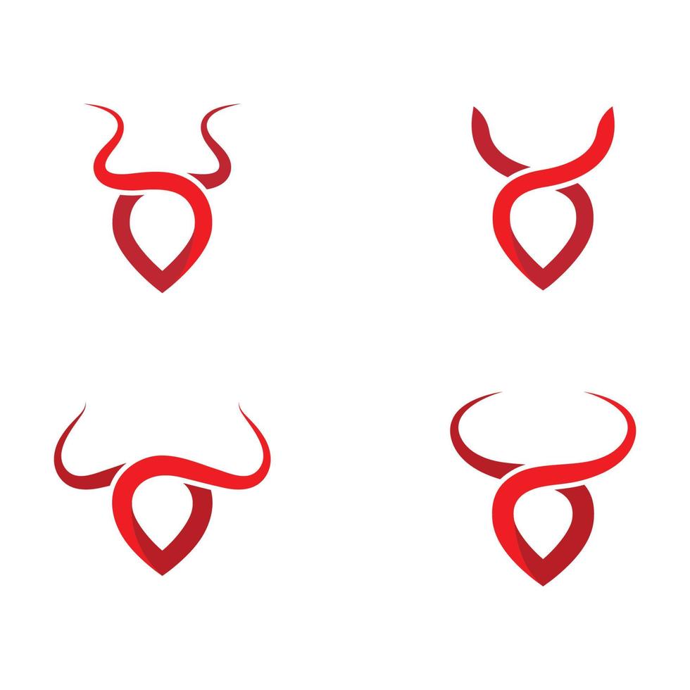 taurus logo sjabloon vector pictogram illustratie ontwerp