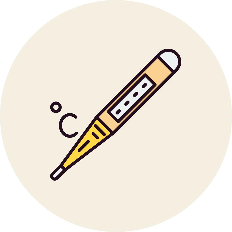 thermometer vector pictogram