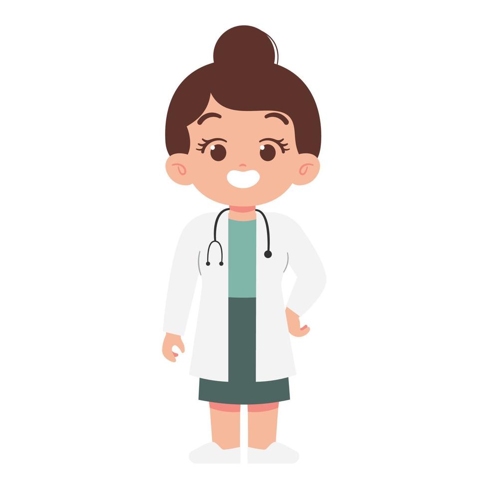 dokter karakter. medisch concept illustratie vector