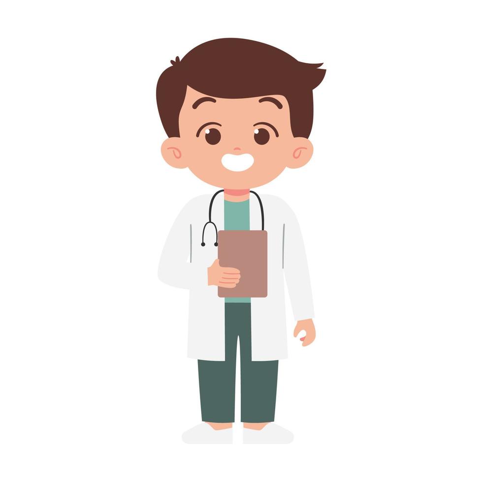 dokter karakter. medisch concept illustratie vector