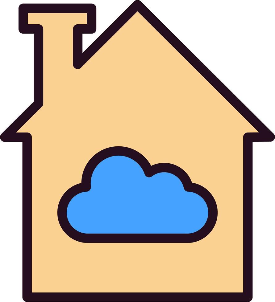 wolk vector pictogram