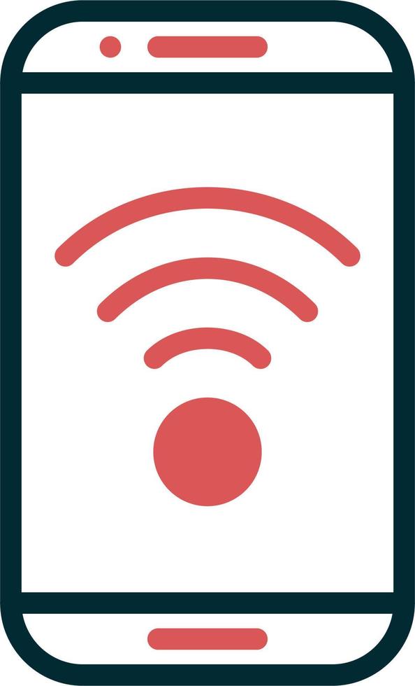 Wifi hotspot vector icoon