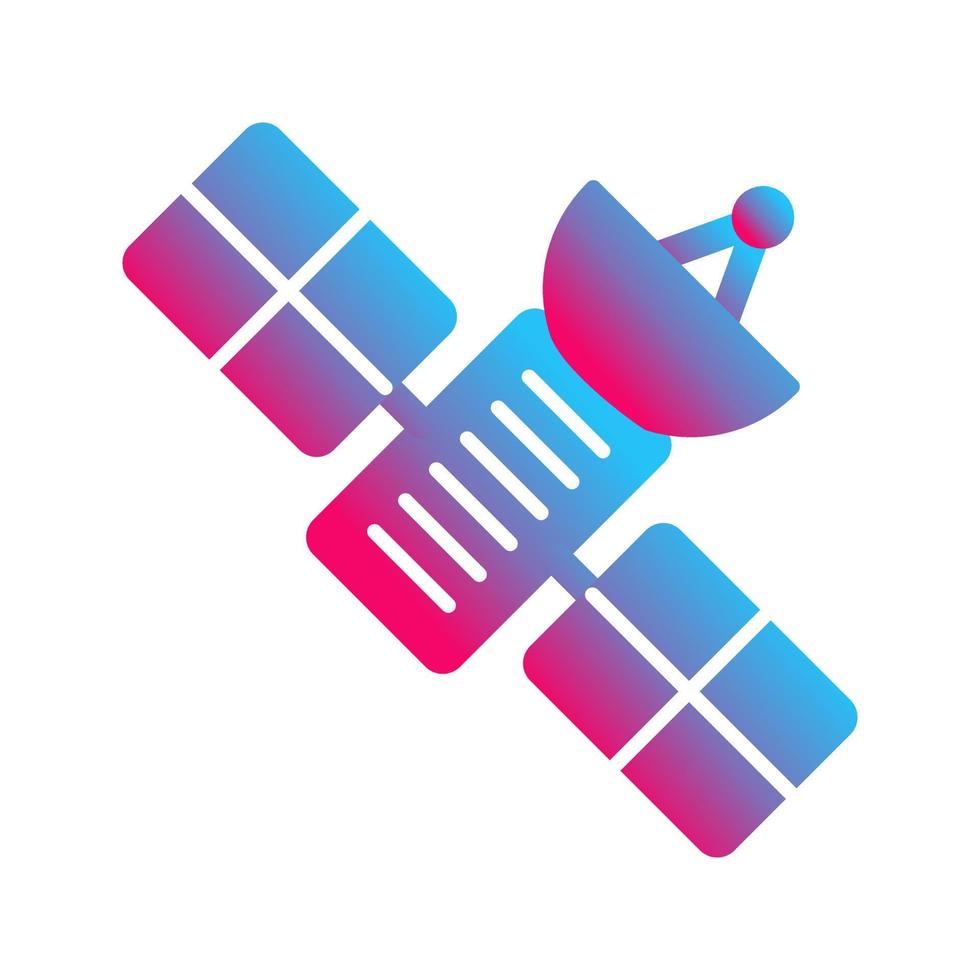 satelliet vector pictogram